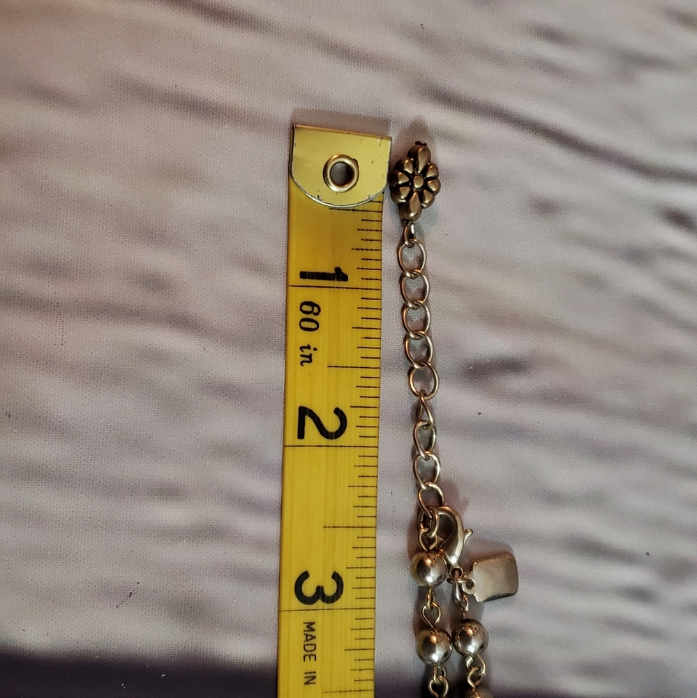 Chaps Daisy Beaded Chain Necklace - Picture 7 of 7